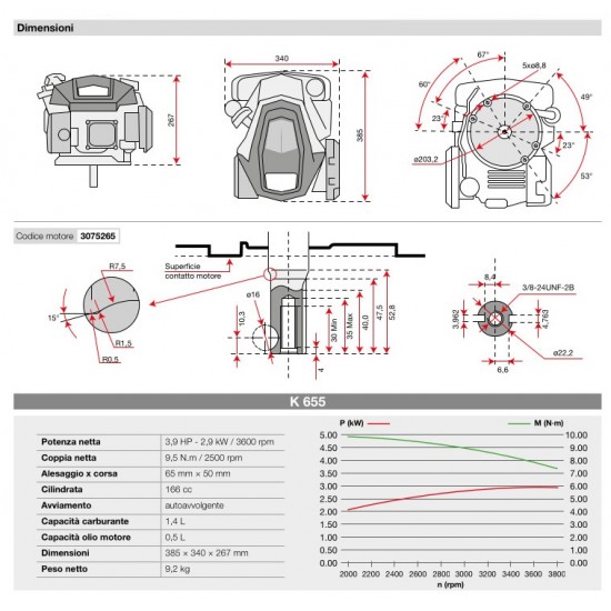 Emak Motore Emak K655 Euro 5 | 146,72 € + IVA