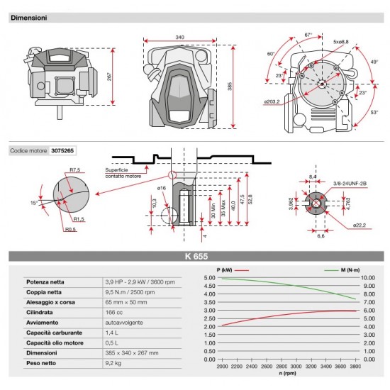 Emak Motore Emak K655 Euro 5 | 146,72 €