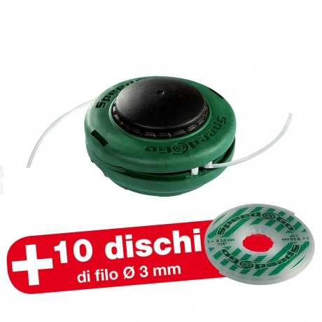 Efco Testina Speed&Go Ø 130 mm + 10 Dischi di filo Ø 3,0 mm | 36,81 € + IVA